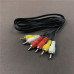 3 RCA To 3RCA Male Audio Video Stereo Music AV Cable