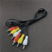 3 RCA To 3RCA Male Audio Video Stereo Music AV Cable