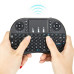 i8 Mini Keyboard Touchpad Mouse Wireless 2.4GHz RGB LED Backlit For Android TV PC