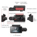 A68 Car Recorder Dashcam 1080P Dual Lens Front & Rear / Inside Cabin Dash Cam Night Vision Driving Camera