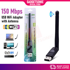 150mbps USB WIFI Adapter 2.4GHz Wlan Wi-Fi Dongle Mini Wireless Network Receiver Antenna For DVB T2 Digital TV PC Laptop