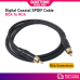 RCA To RCA Digital Coaxial SPDIF Cable For Stereo Music Soundbar Home Theatre Amplifier Audio System